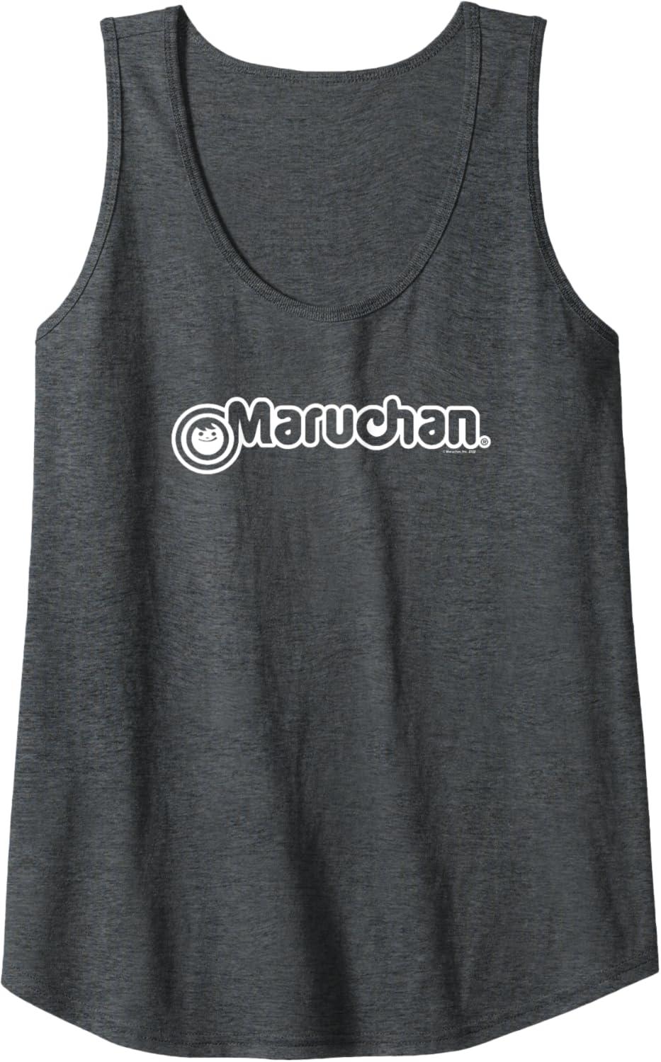 image:imageMaruchan Instant Lunch Official Classic Logo Tank TopDark Heather Grey