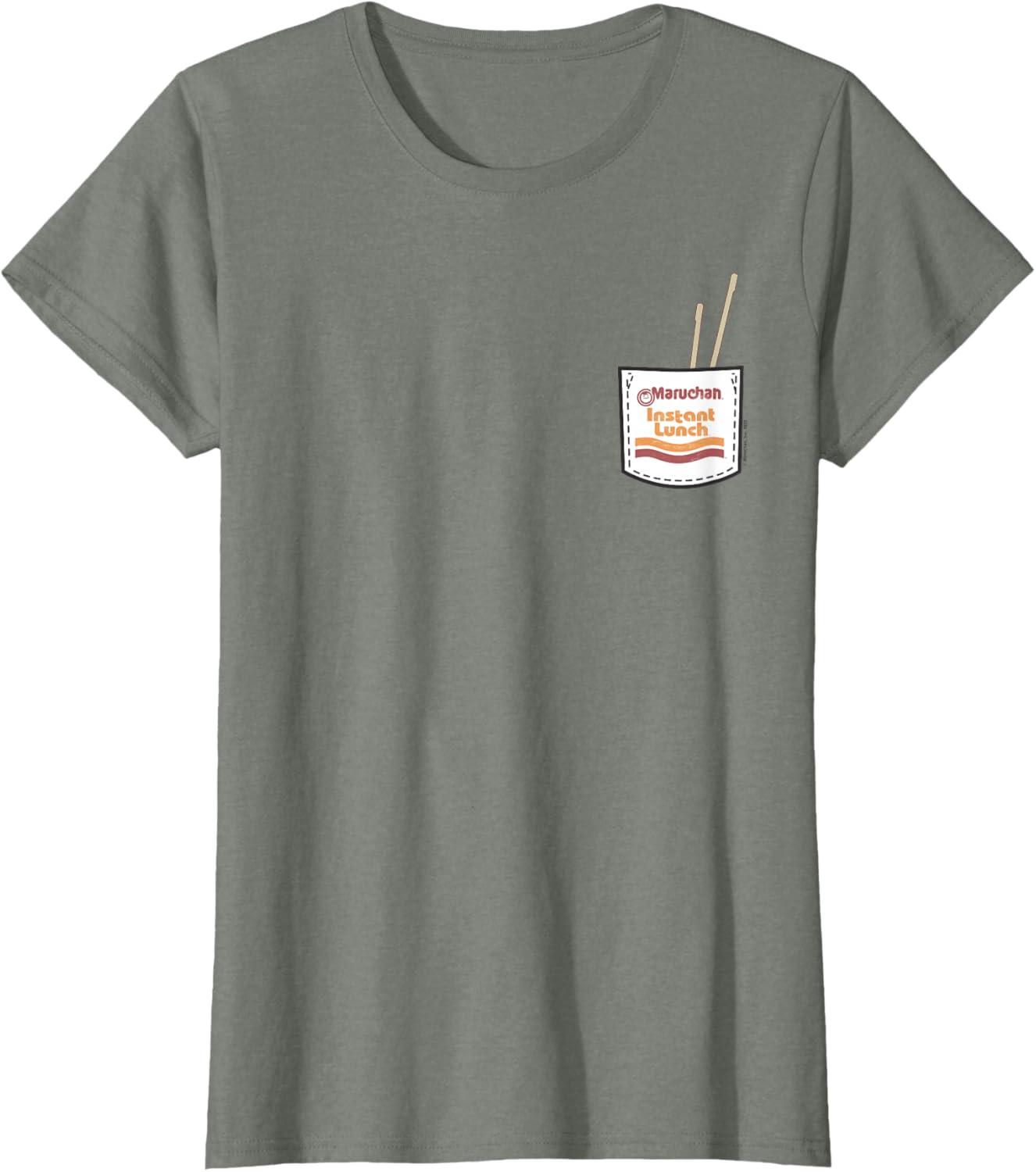 image:imageMaruchan Instant Lunch Pocket Chop Sticks TShirtOlive Heather