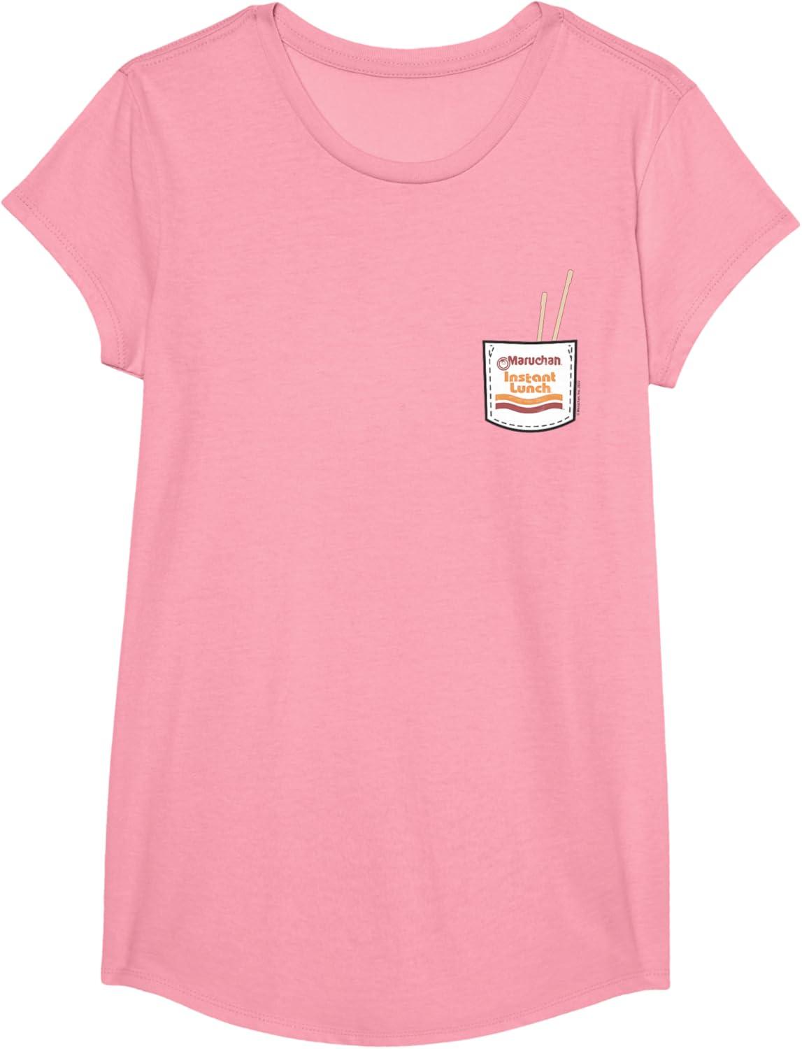 image:imageMaruchan Instant Lunch Pocket Chop Sticks TShirtPink