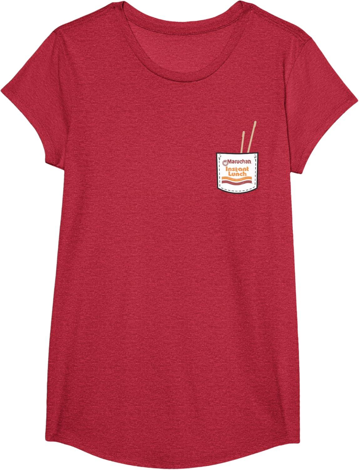 image:imageMaruchan Instant Lunch Pocket Chop Sticks TShirtRed Heather