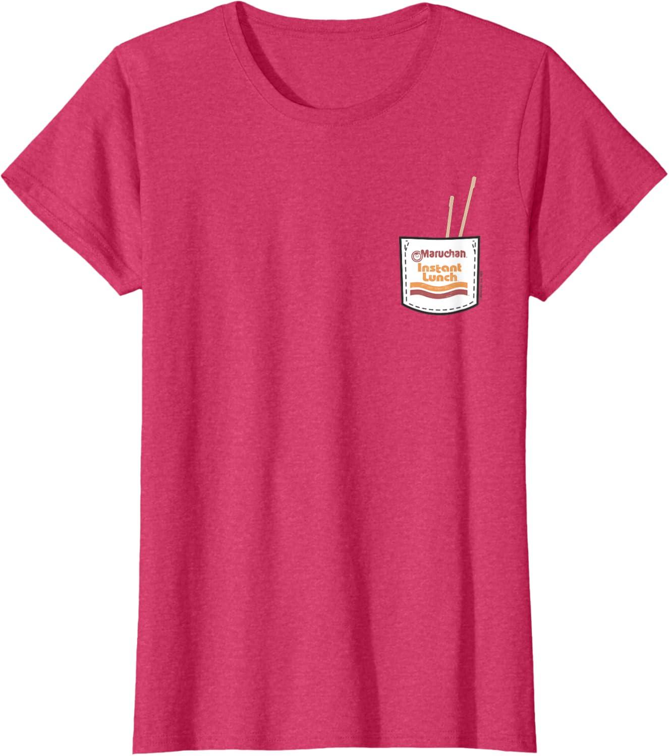 image:imageMaruchan Instant Lunch Pocket Chop Sticks TShirtRed Heather