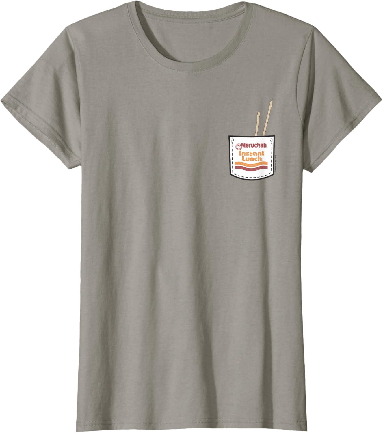 image:imageMaruchan Instant Lunch Pocket Chop Sticks TShirtSlate Grey
