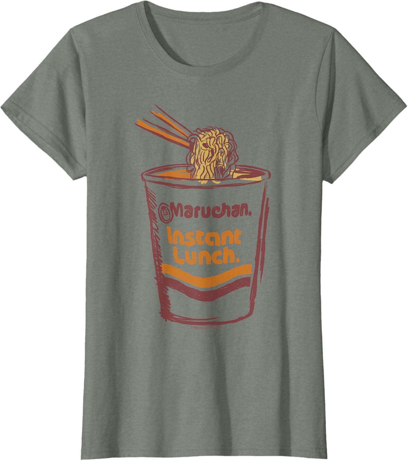 image:imageMaruchan Instant Lunch Ramen Cup Art Logo TShirtOlive Heather