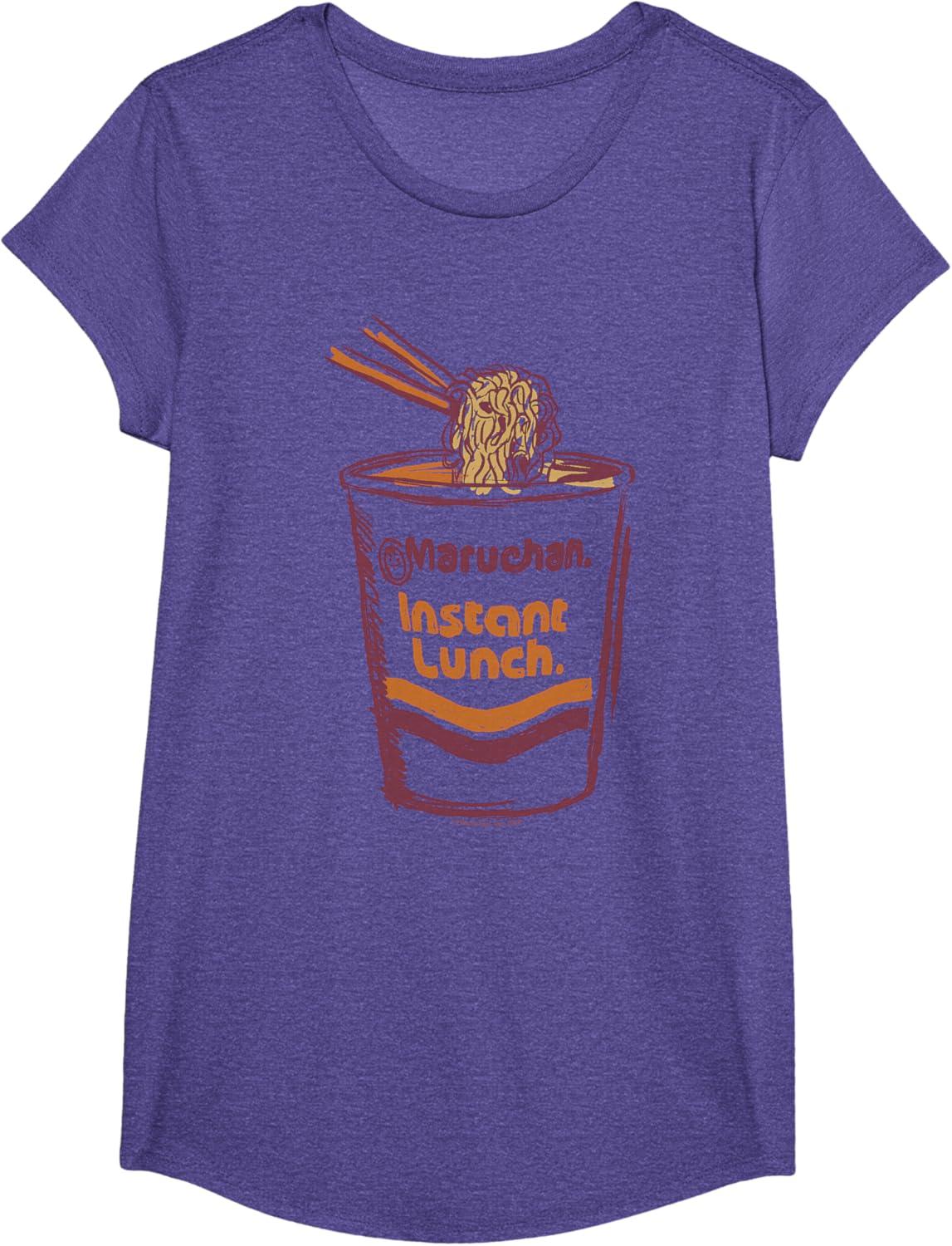 image:imageMaruchan Instant Lunch Ramen Cup Art Logo TShirtPurple Heather