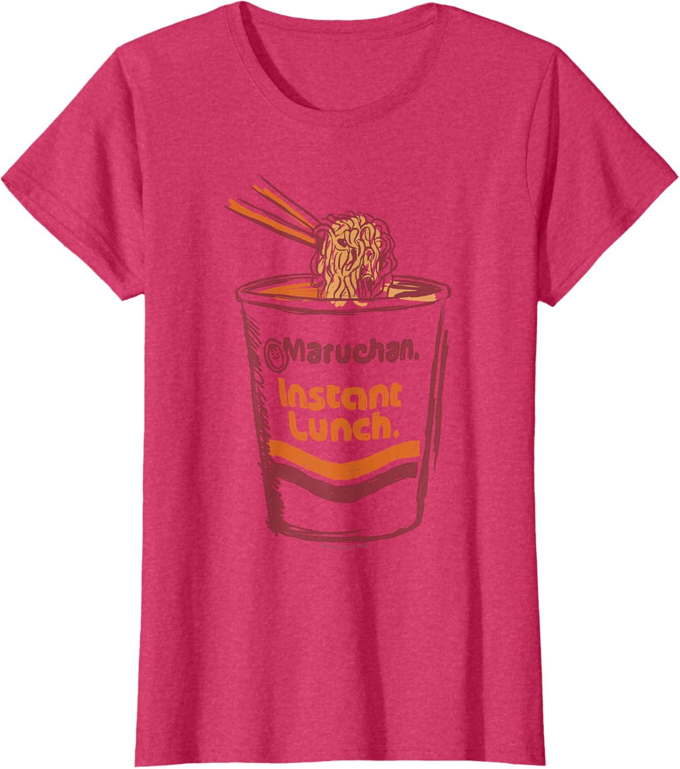 image:imageMaruchan Instant Lunch Ramen Cup Art Logo TShirtRed Heather