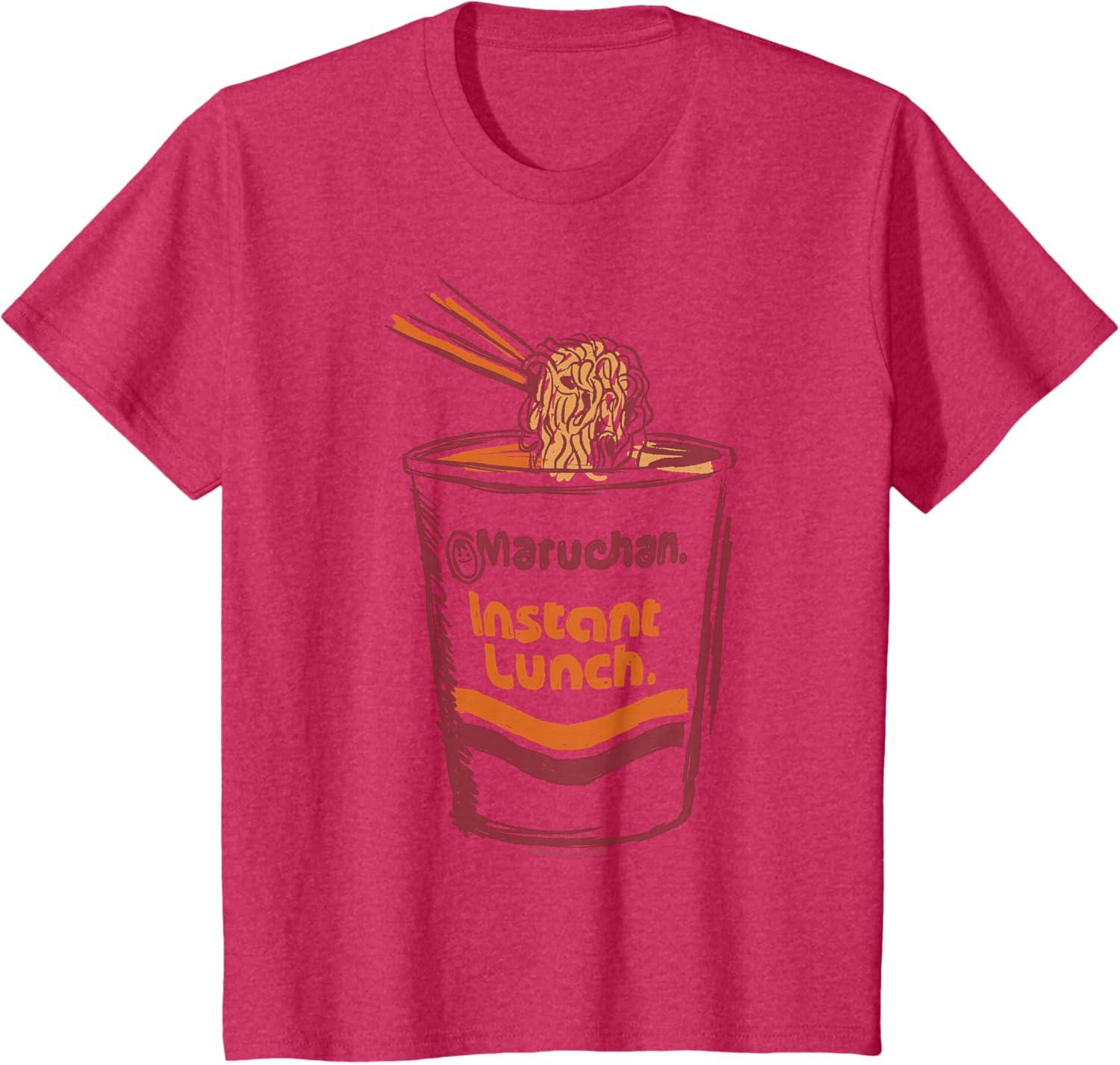 image:imageMaruchan Instant Lunch Ramen Cup Art Logo TShirtRed Heather