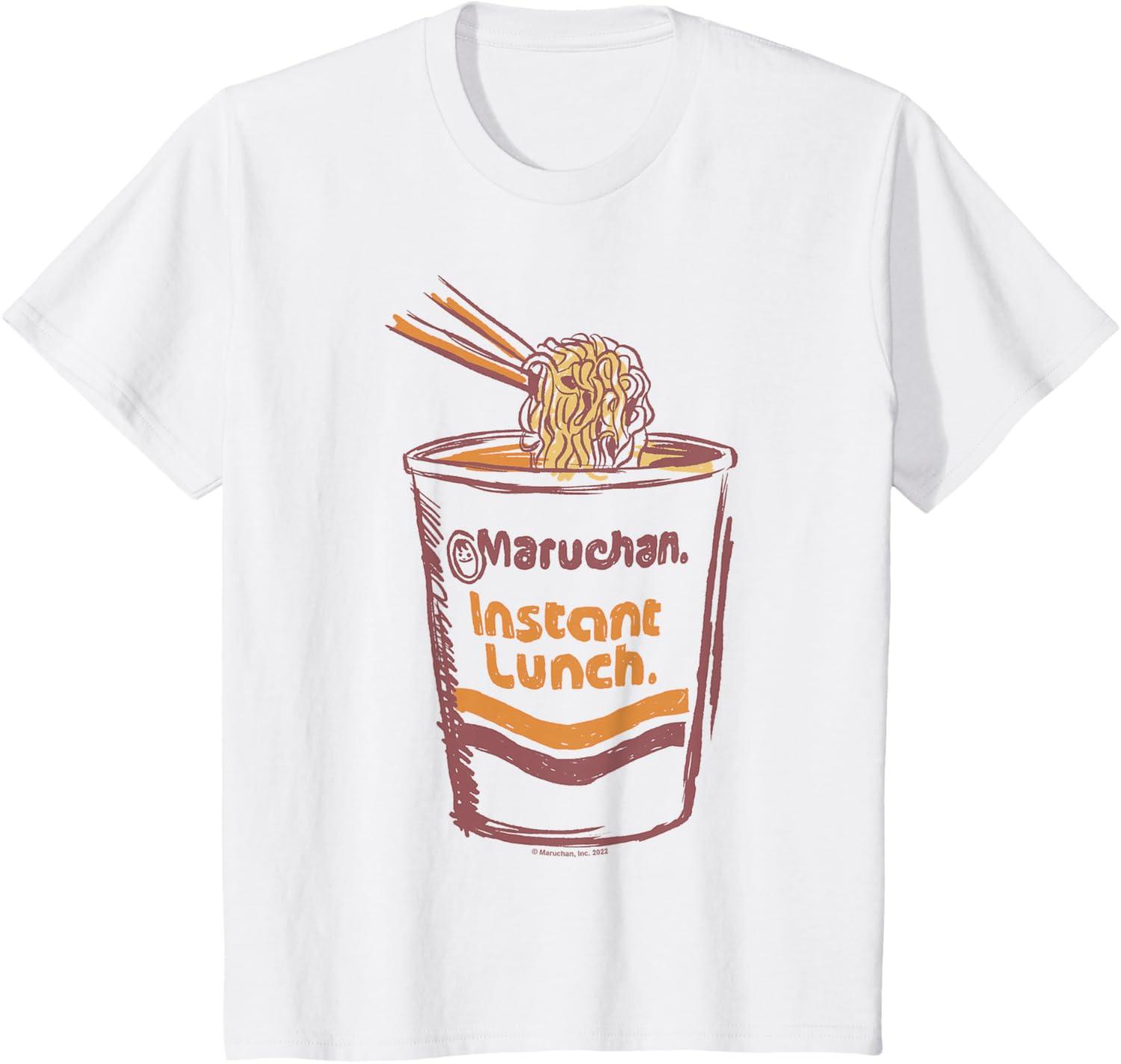 image:imageMaruchan Instant Lunch Ramen Cup Art Logo TShirtWhite