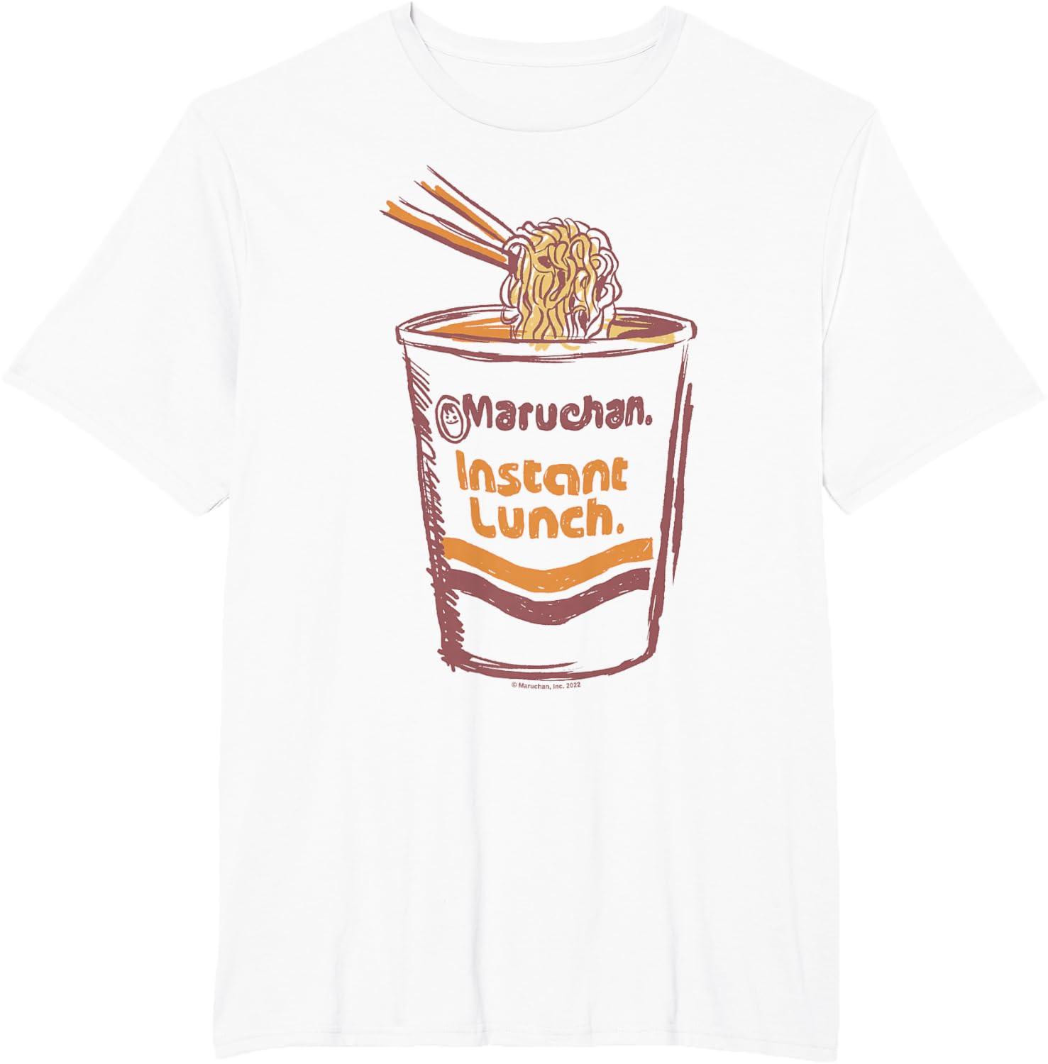 image:imageMaruchan Instant Lunch Ramen Cup Art Logo TShirtWhite