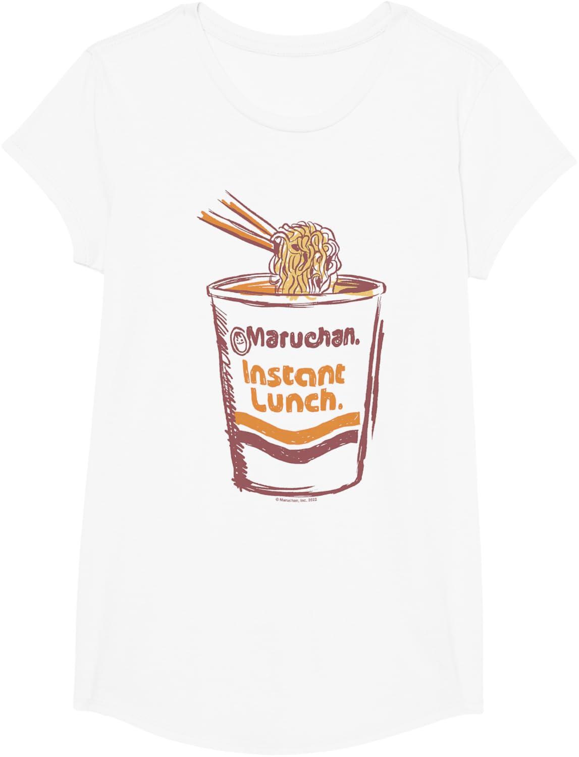 image:imageMaruchan Instant Lunch Ramen Cup Art Logo TShirtWhite