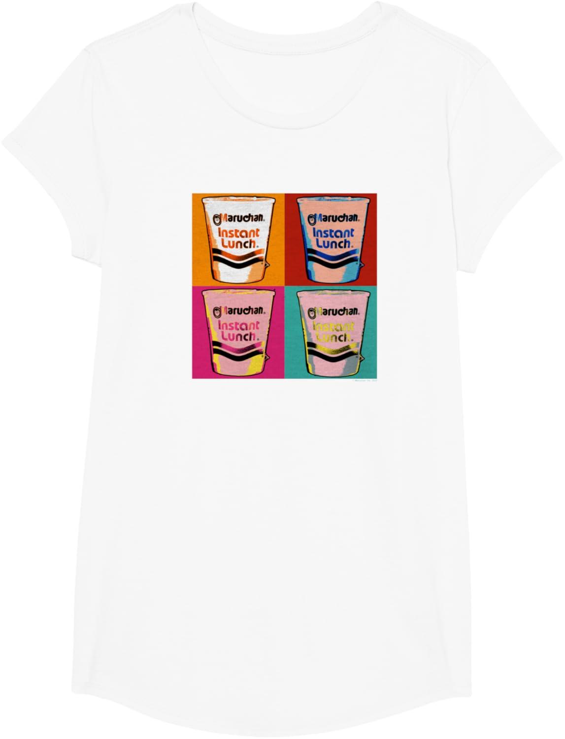 image:imageMaruchan Instant Lunch Ramen Cups Pop Art Painting TShirtWhite