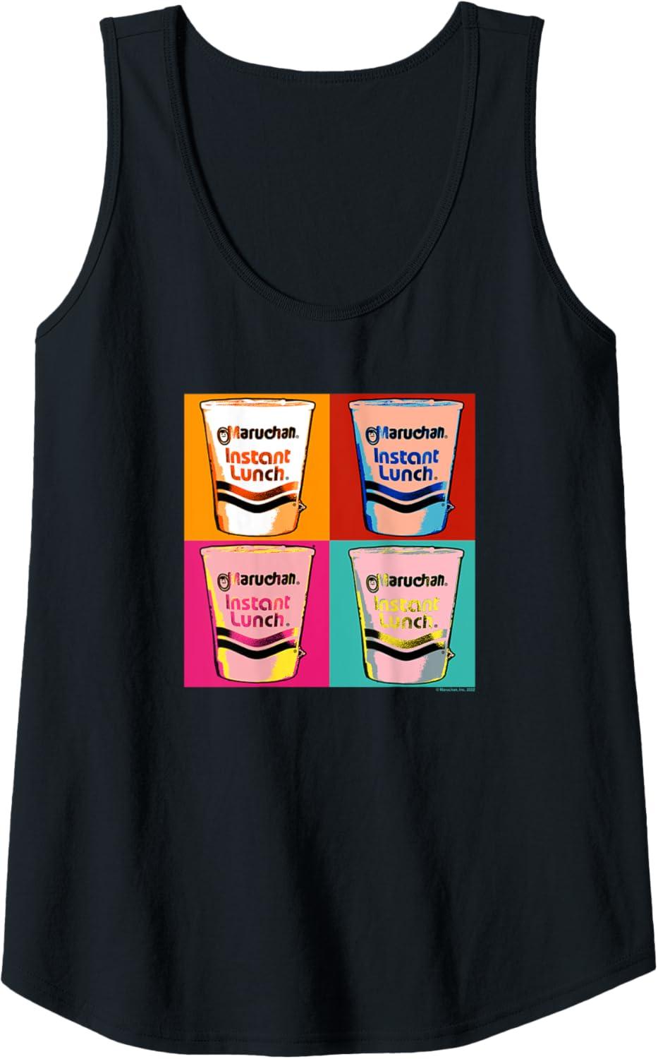 image:imageMaruchan Instant Lunch Ramen Cups Pop Art Painting Tank TopBlack