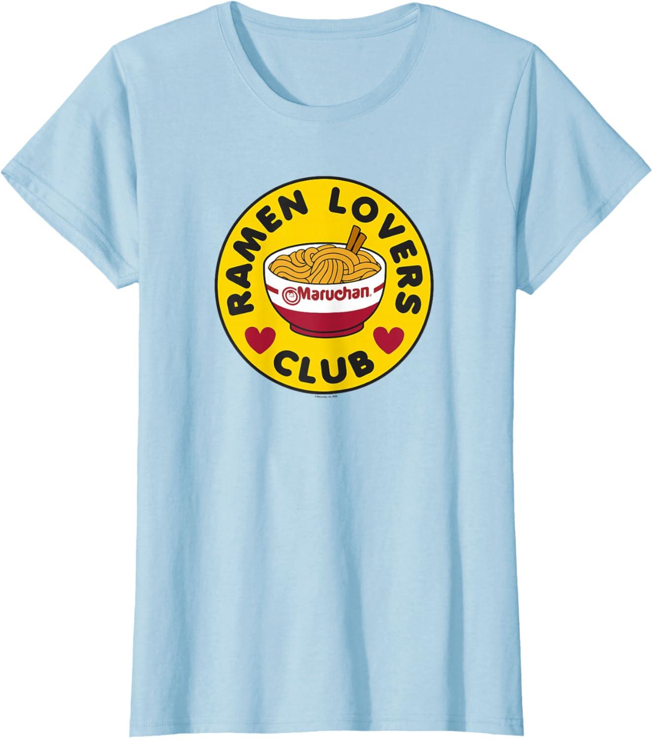 image:imageMaruchan Instant Lunch Ramen Lovers Club Bowl Logo TShirtBaby Blue