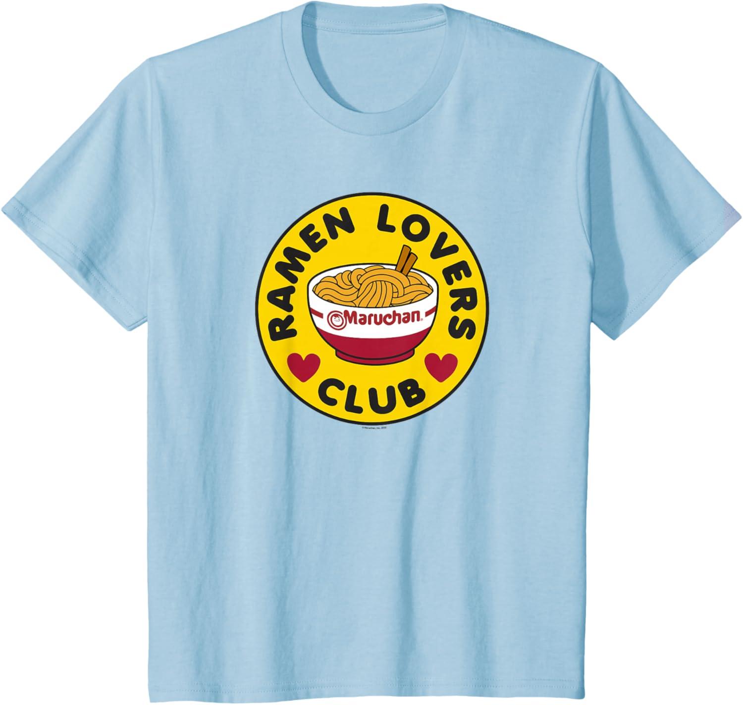 image:imageMaruchan Instant Lunch Ramen Lovers Club Bowl Logo TShirtBaby Blue