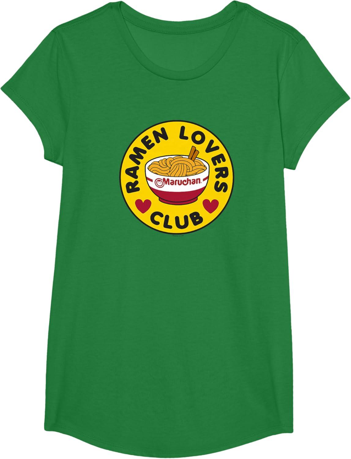 image:imageMaruchan Instant Lunch Ramen Lovers Club Bowl Logo TShirtKelly Green