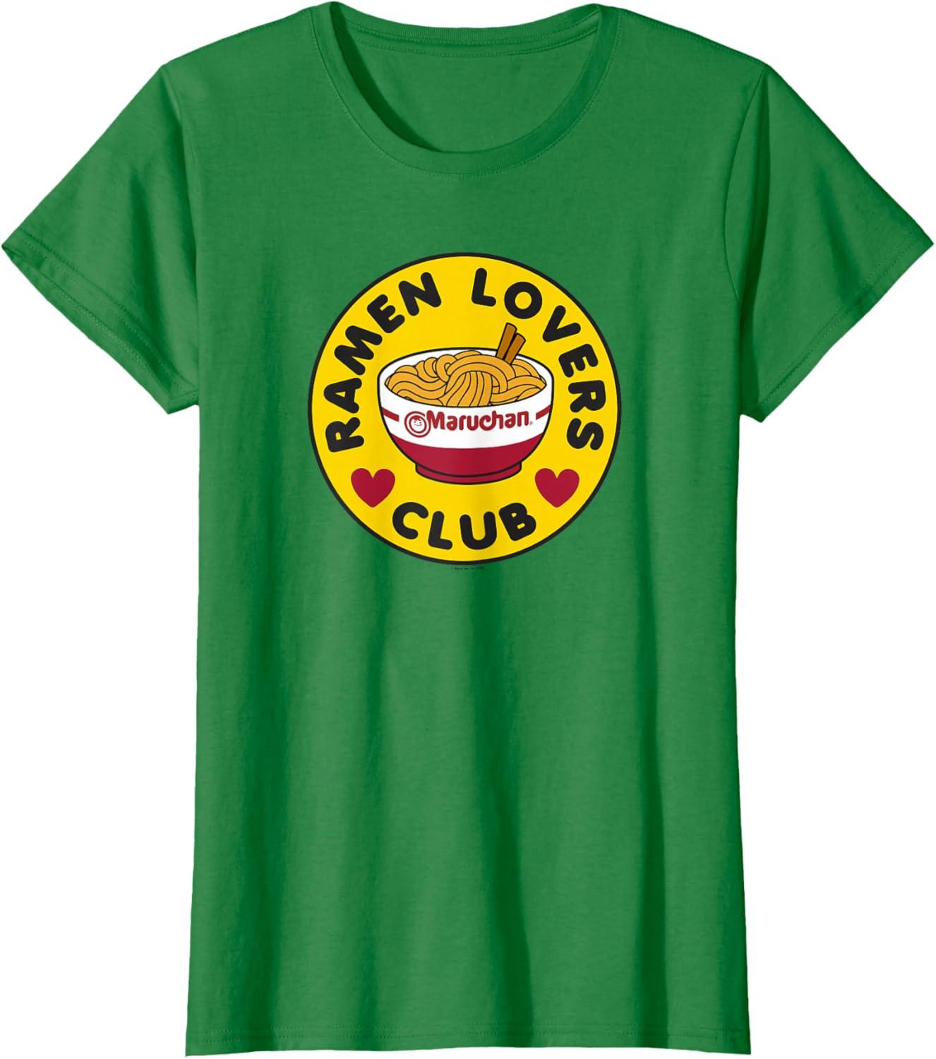 image:imageMaruchan Instant Lunch Ramen Lovers Club Bowl Logo TShirtKelly Green