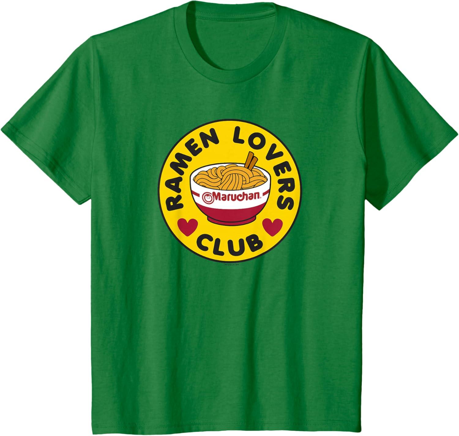 image:imageMaruchan Instant Lunch Ramen Lovers Club Bowl Logo TShirtKelly Green