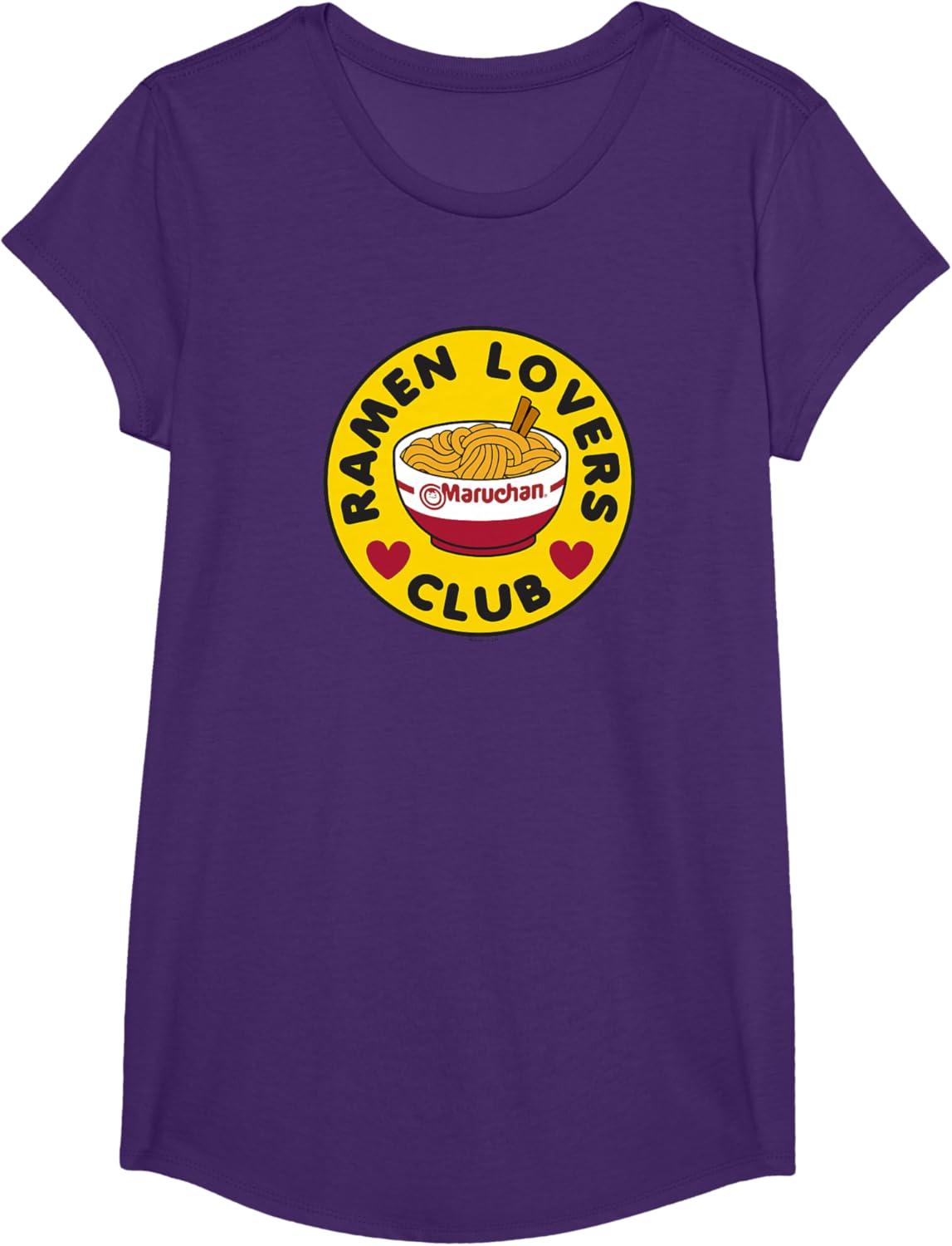 image:imageMaruchan Instant Lunch Ramen Lovers Club Bowl Logo TShirtPurple