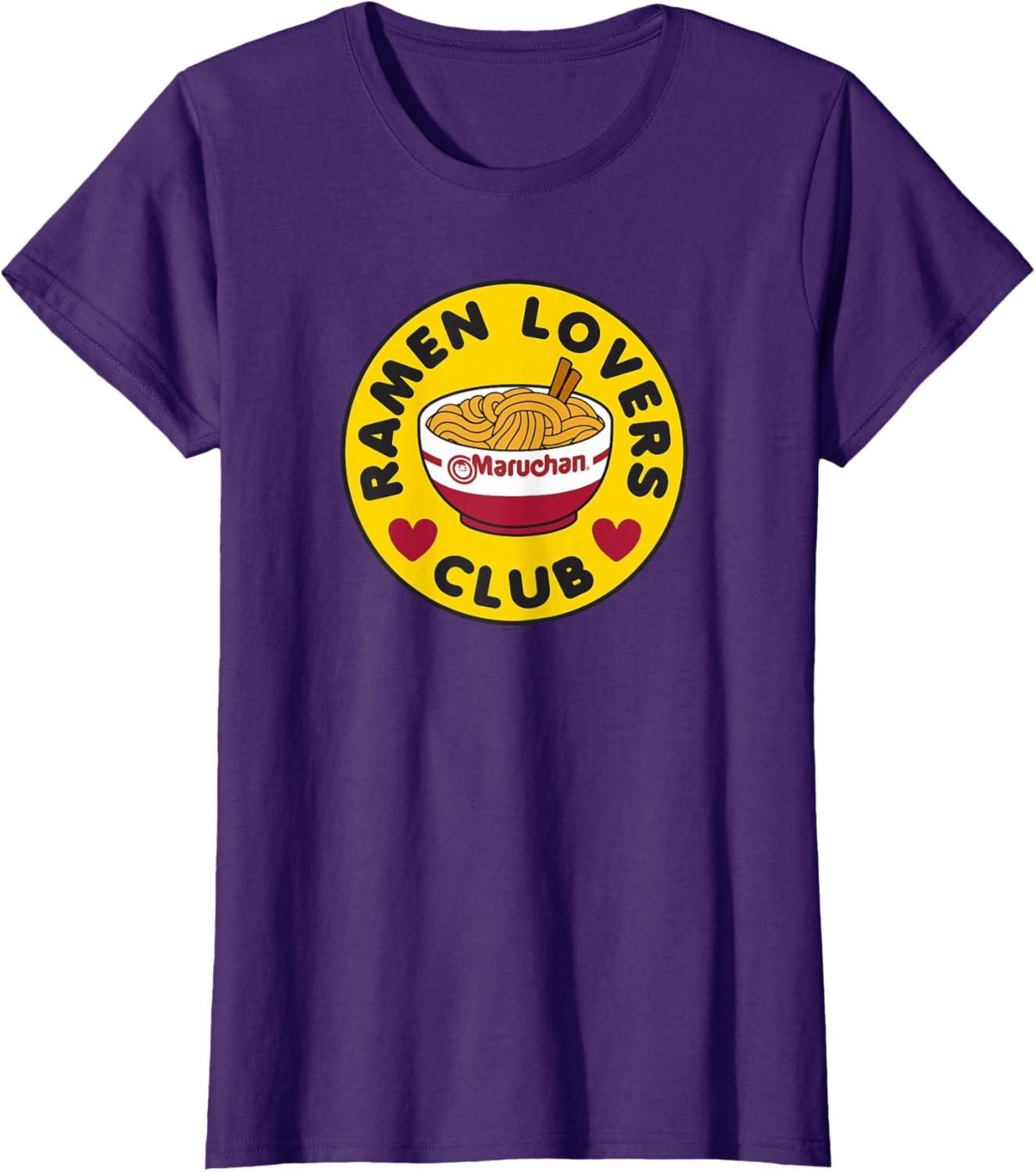 image:imageMaruchan Instant Lunch Ramen Lovers Club Bowl Logo TShirtPurple