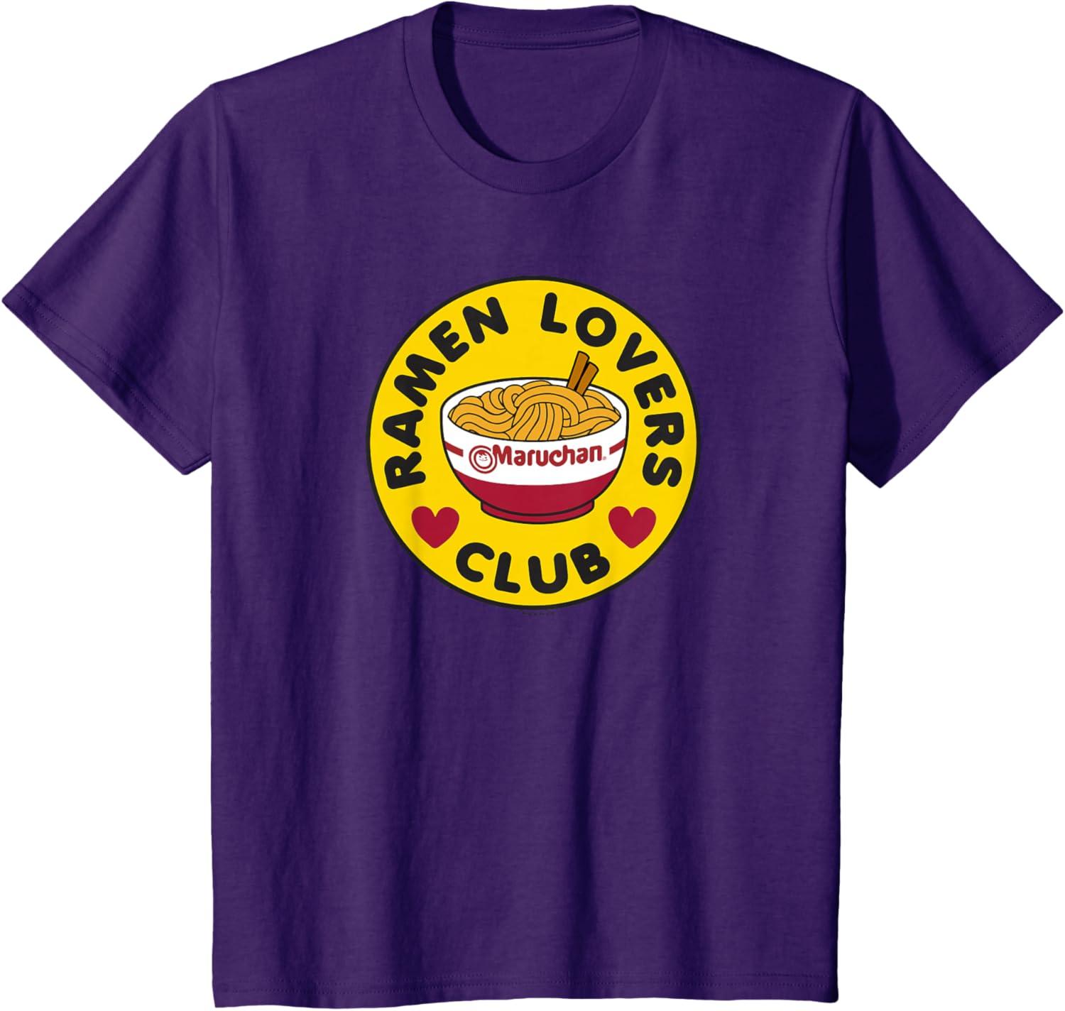 image:imageMaruchan Instant Lunch Ramen Lovers Club Bowl Logo TShirtPurple