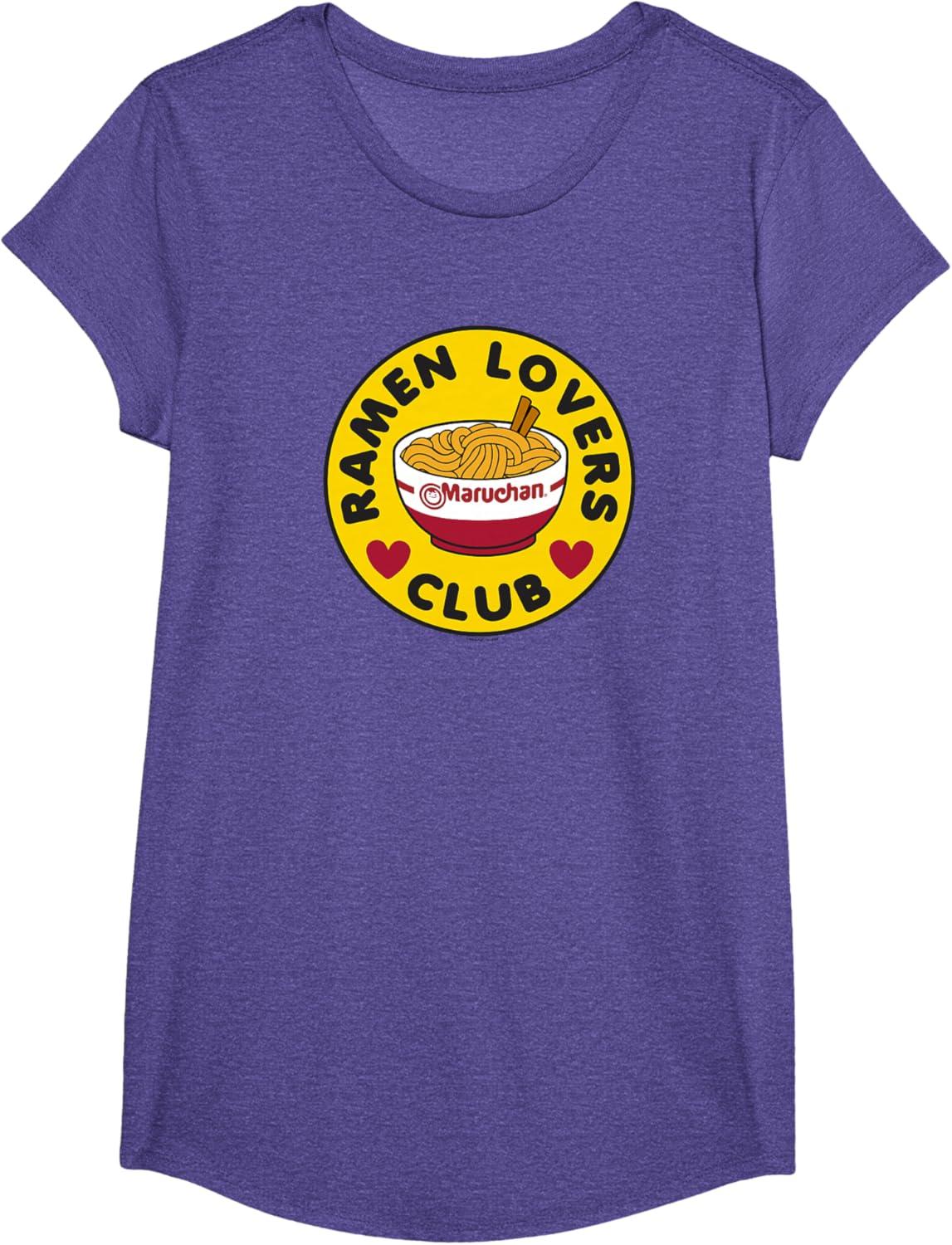 image:imageMaruchan Instant Lunch Ramen Lovers Club Bowl Logo TShirtPurple Heather