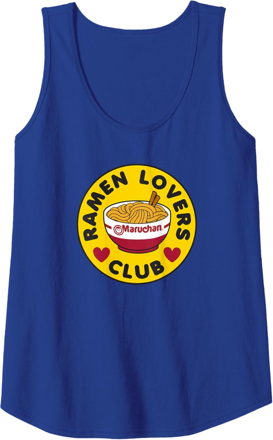 image:imageMaruchan Instant Lunch Ramen Lovers Club Bowl Logo Tank TopRoyal Blue
