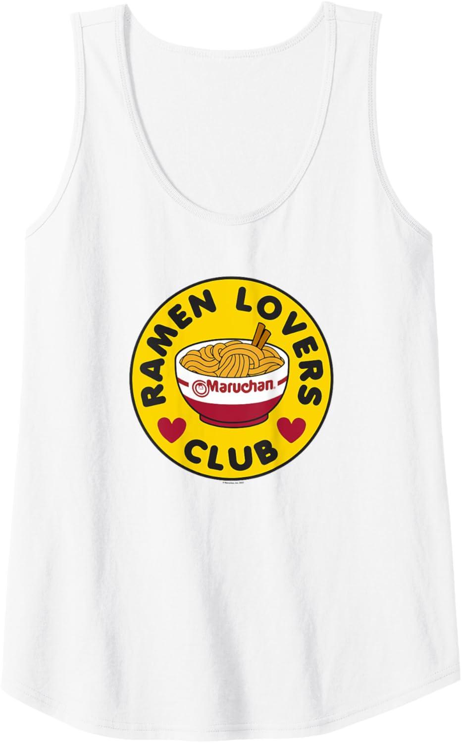 image:imageMaruchan Instant Lunch Ramen Lovers Club Bowl Logo Tank TopWhite