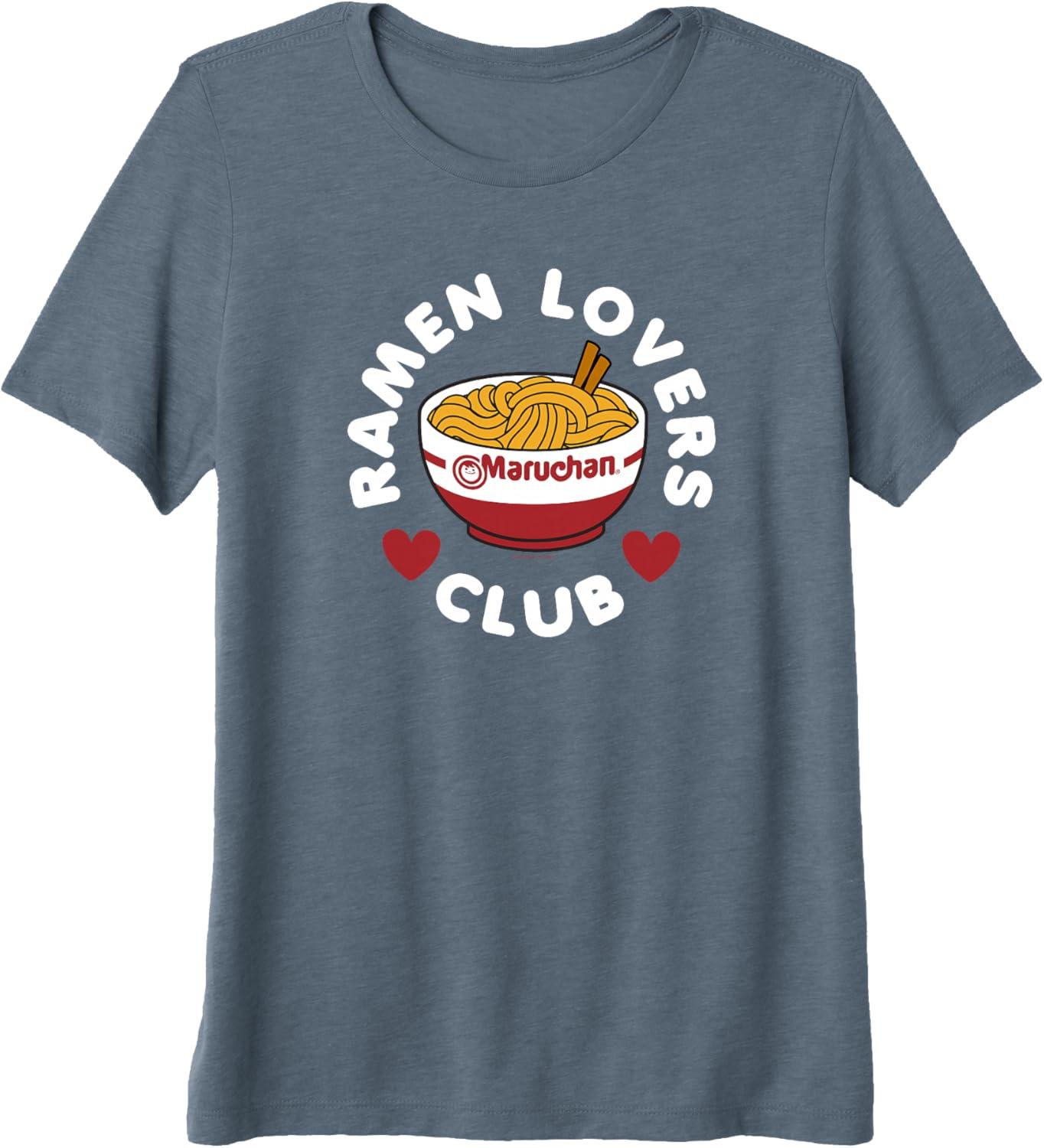 image:imageMaruchan Instant Lunch Ramen Lovers Club Cute Logo Premium Triblend TShirtSlate Grey
