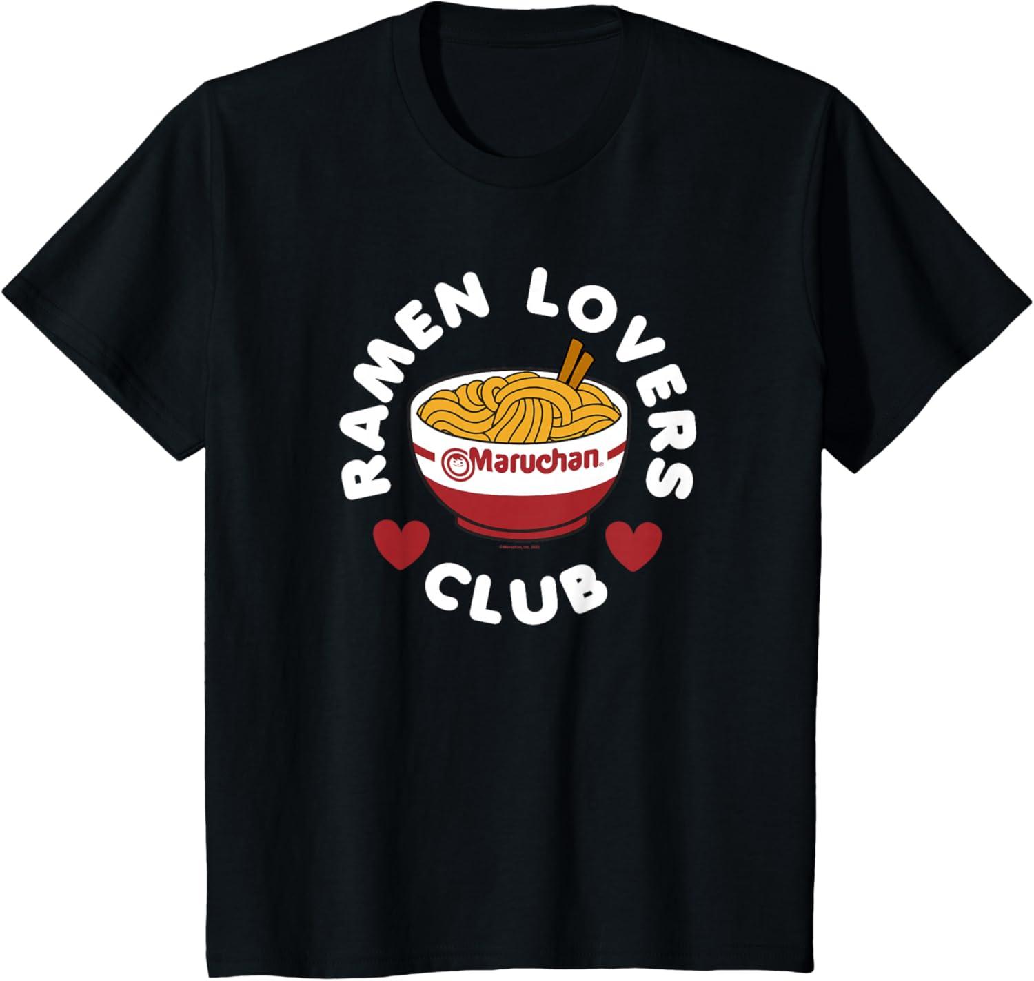 image:imageMaruchan Instant Lunch Ramen Lovers Club Cute Logo TShirtBlack