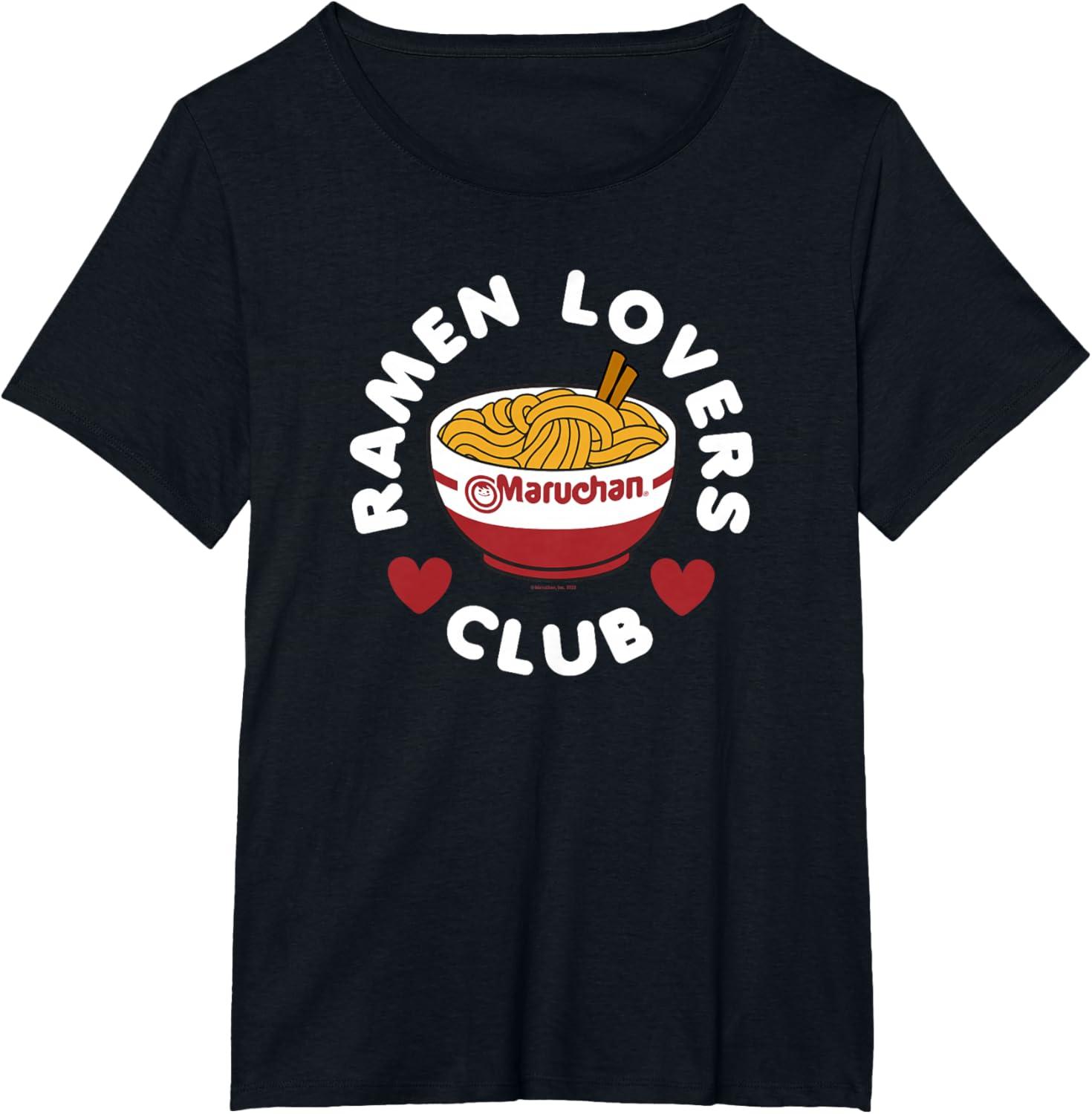image:imageMaruchan Instant Lunch Ramen Lovers Club Cute Logo TShirtBlack