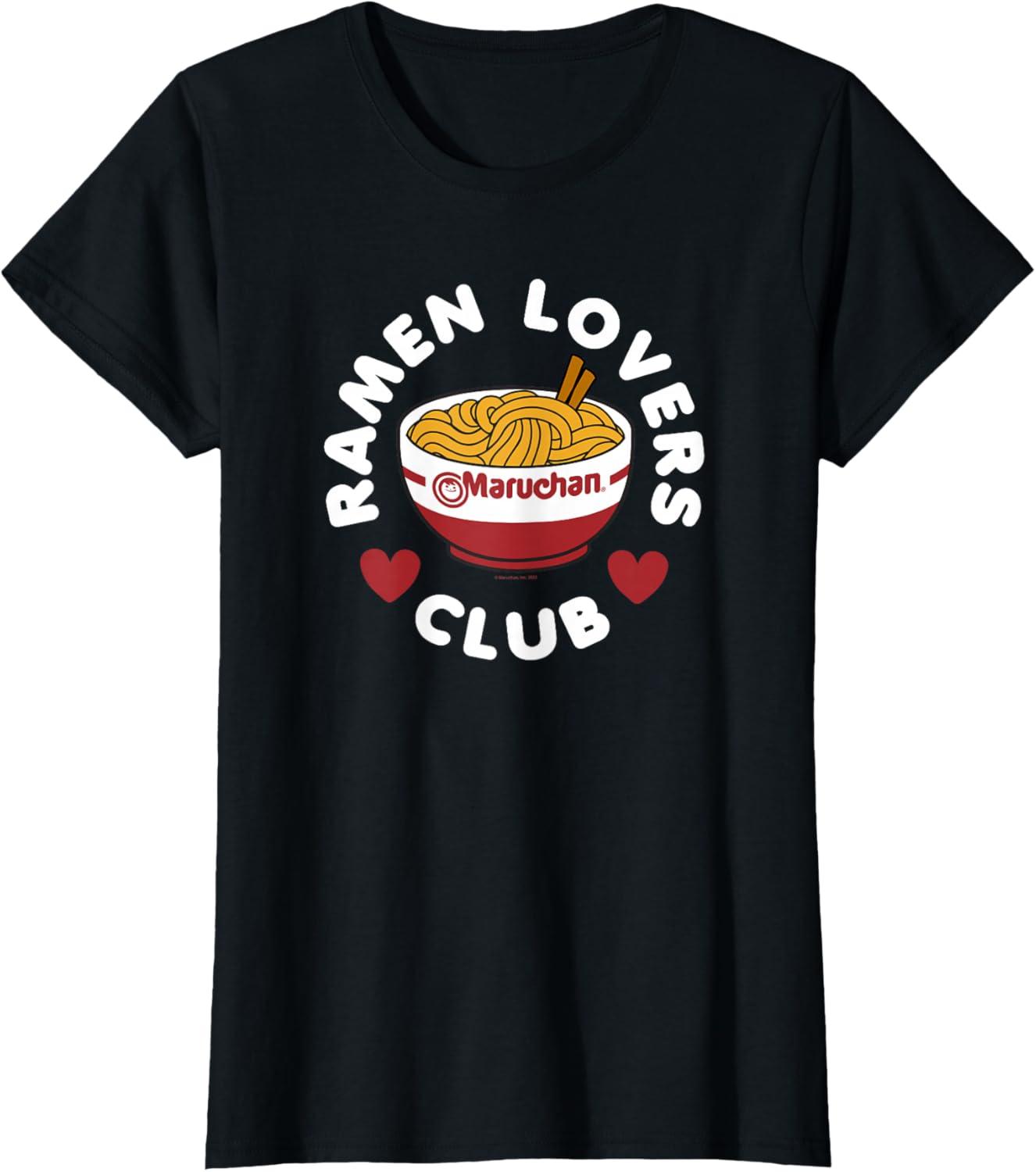 image:imageMaruchan Instant Lunch Ramen Lovers Club Cute Logo TShirtBlack