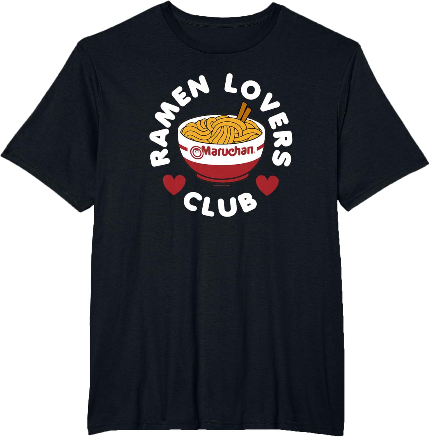 image:imageMaruchan Instant Lunch Ramen Lovers Club Cute Logo TShirtBlack
