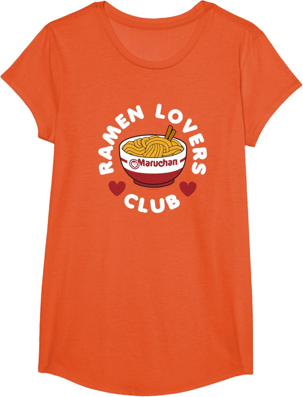 image:imageMaruchan Instant Lunch Ramen Lovers Club Cute Logo TShirtOrange