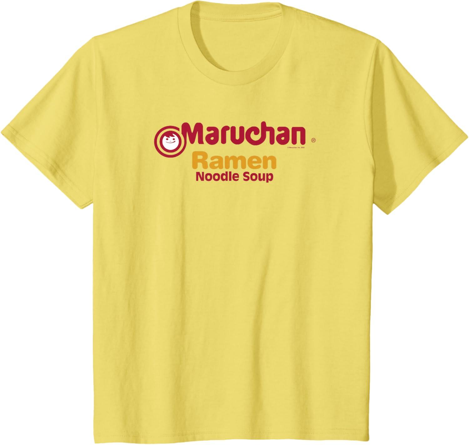 image:imageMaruchan Instant Lunch Ramen Noodle Soup Logo TShirtLemon Yellow