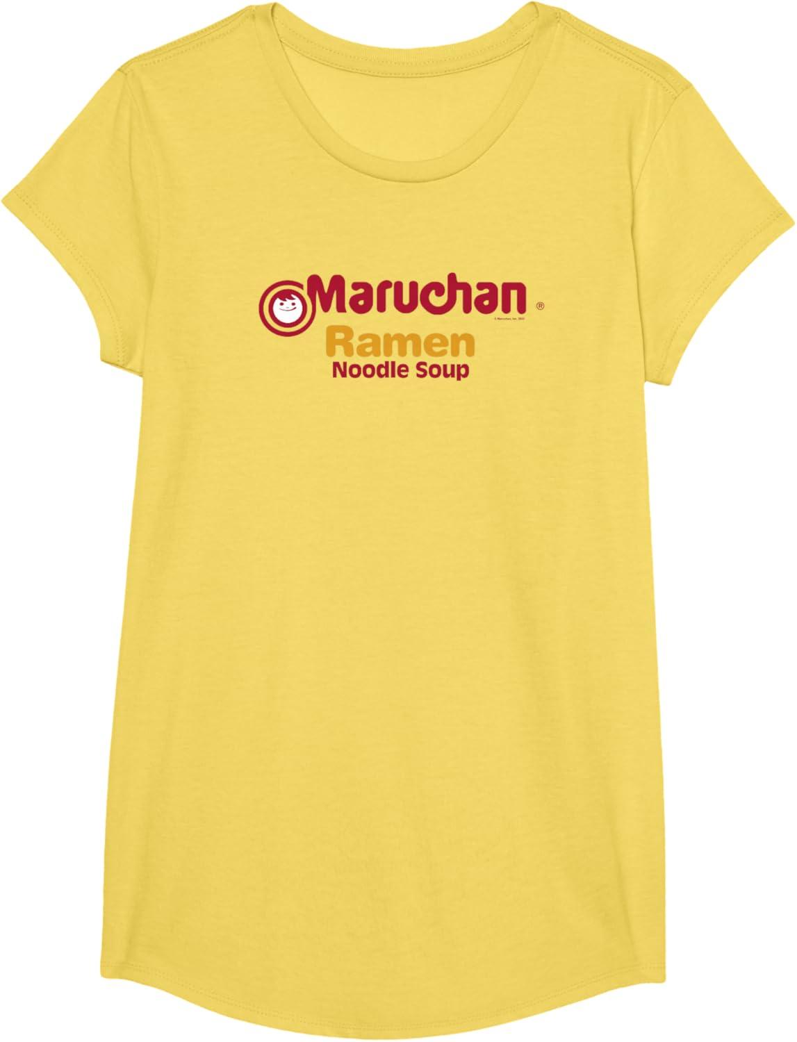 image:imageMaruchan Instant Lunch Ramen Noodle Soup Logo TShirtLemon Yellow