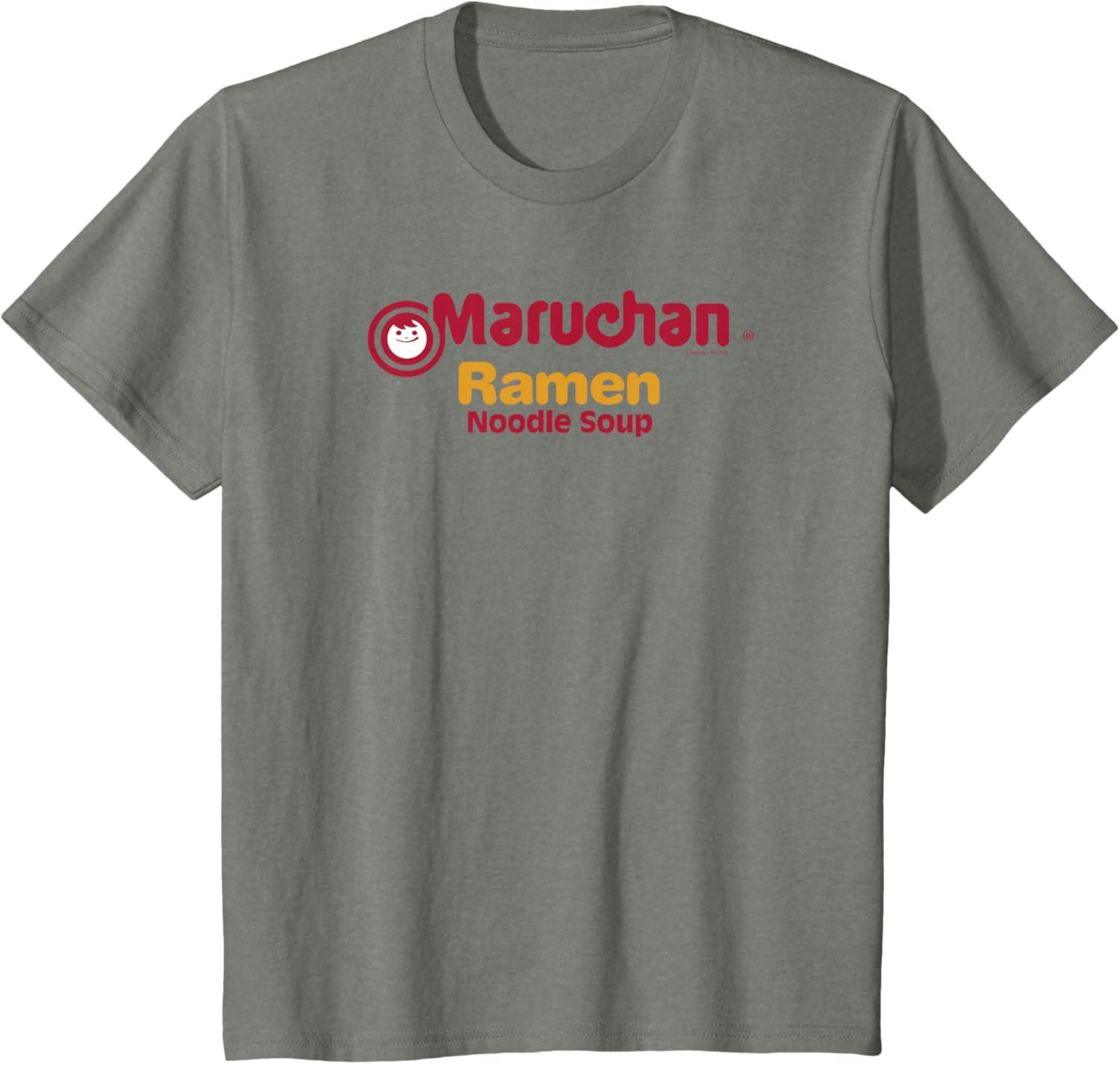 image:imageMaruchan Instant Lunch Ramen Noodle Soup Logo TShirtOlive Heather