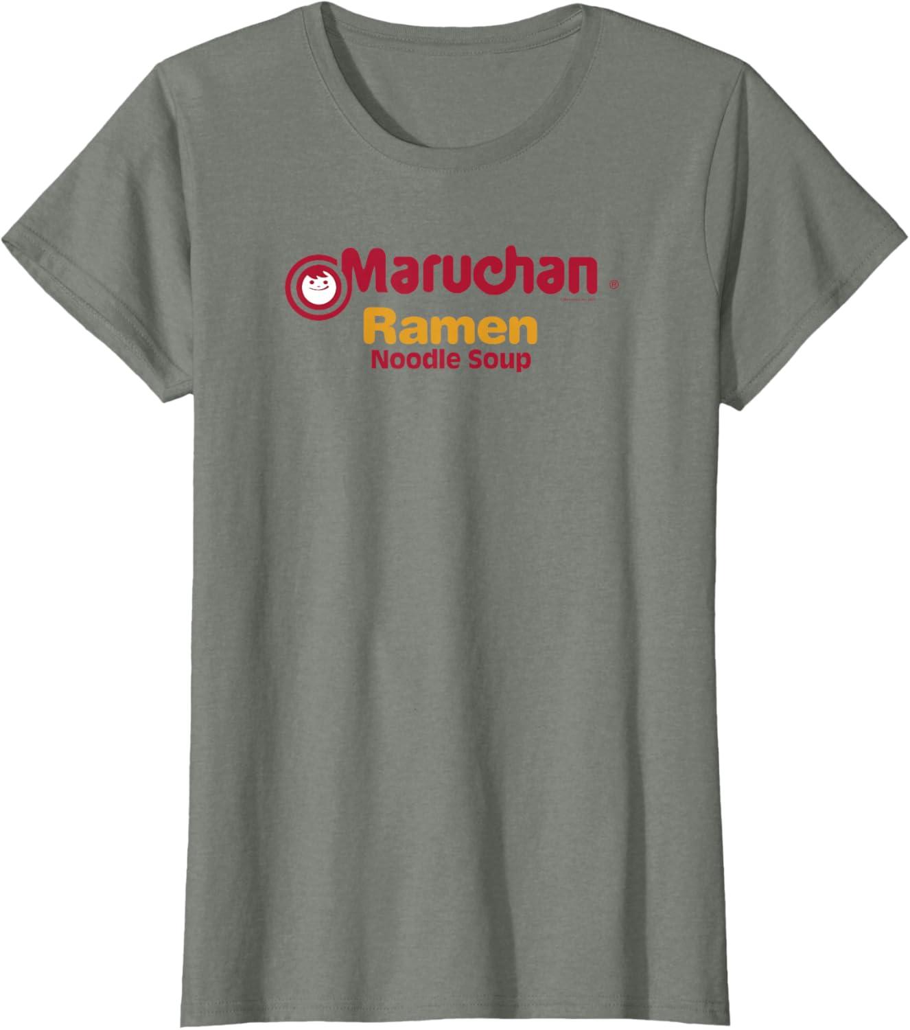 image:imageMaruchan Instant Lunch Ramen Noodle Soup Logo TShirtOlive Heather