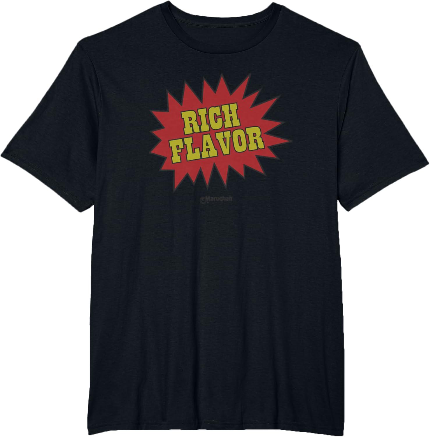 image:imageMaruchan Instant Lunch Rich Flavor Comic Onomatopoeia TShirtBlack