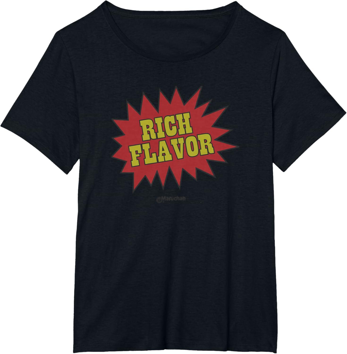 image:imageMaruchan Instant Lunch Rich Flavor Comic Onomatopoeia TShirtBlack