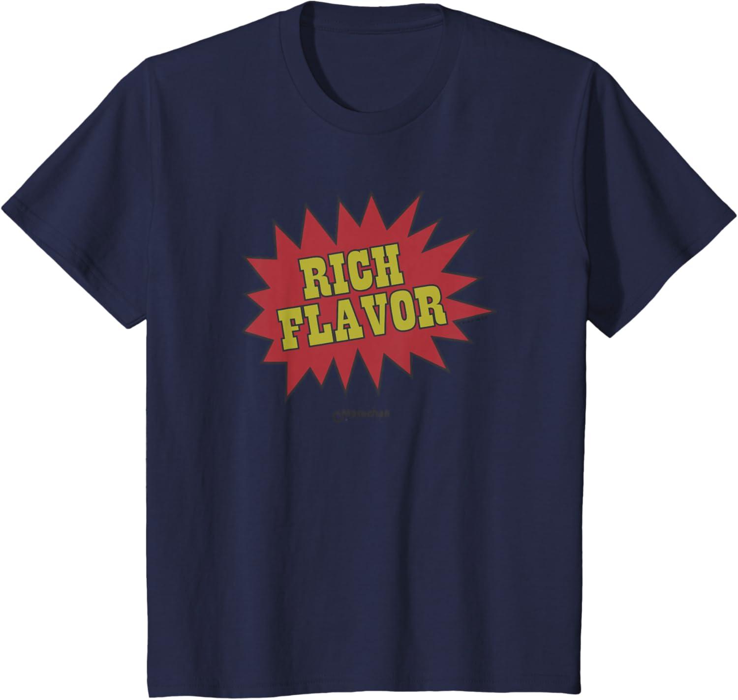 image:imageMaruchan Instant Lunch Rich Flavor Comic Onomatopoeia TShirtNavy Blue