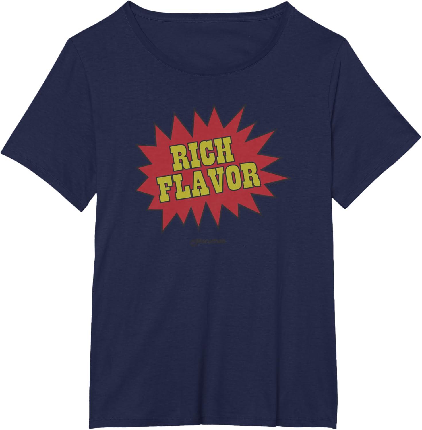 image:imageMaruchan Instant Lunch Rich Flavor Comic Onomatopoeia TShirtNavy Blue