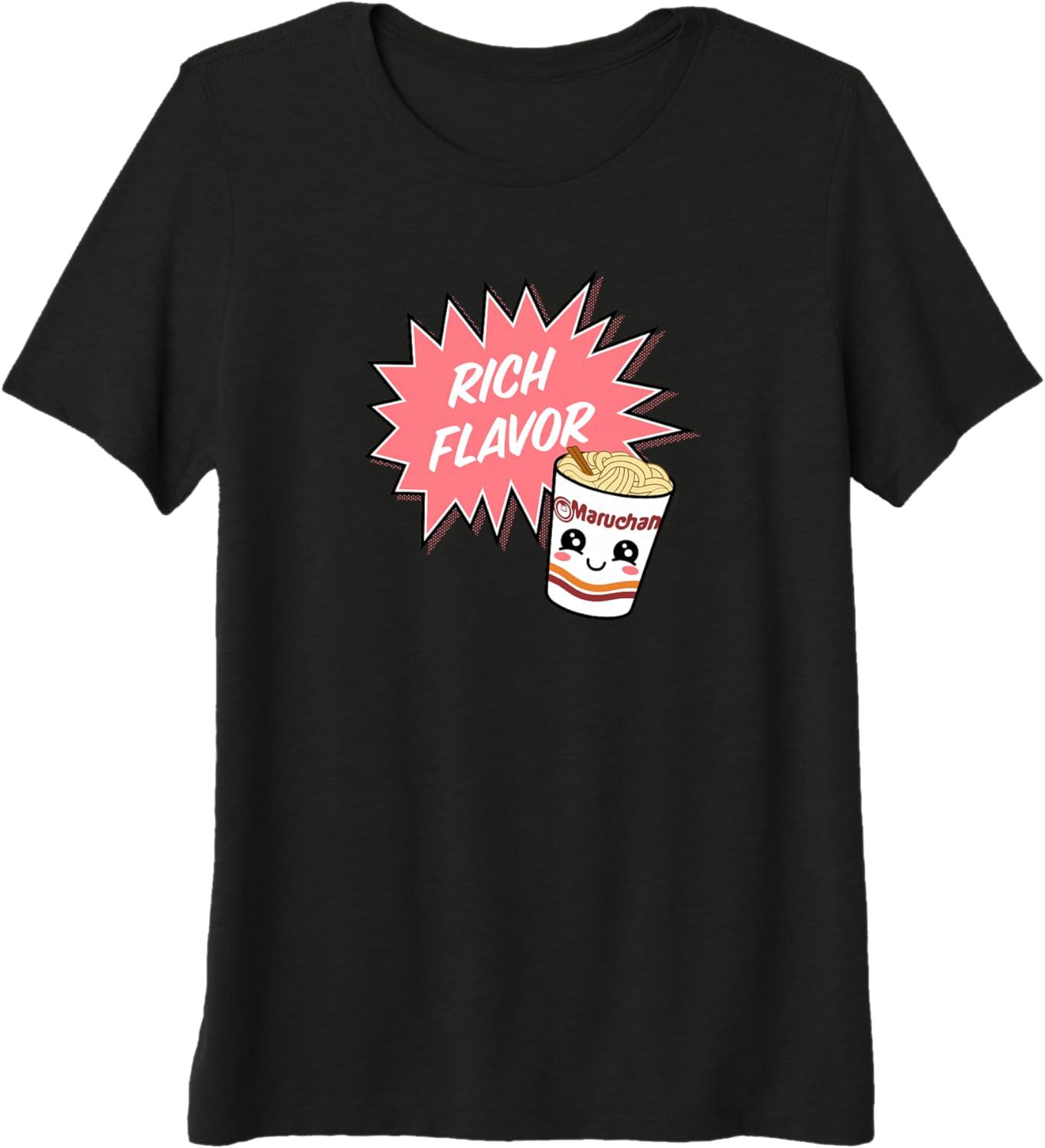 image:imageMaruchan Instant Lunch Rich Flavor Cute Noodle Cup Logo Premium Triblend TShirtBlack