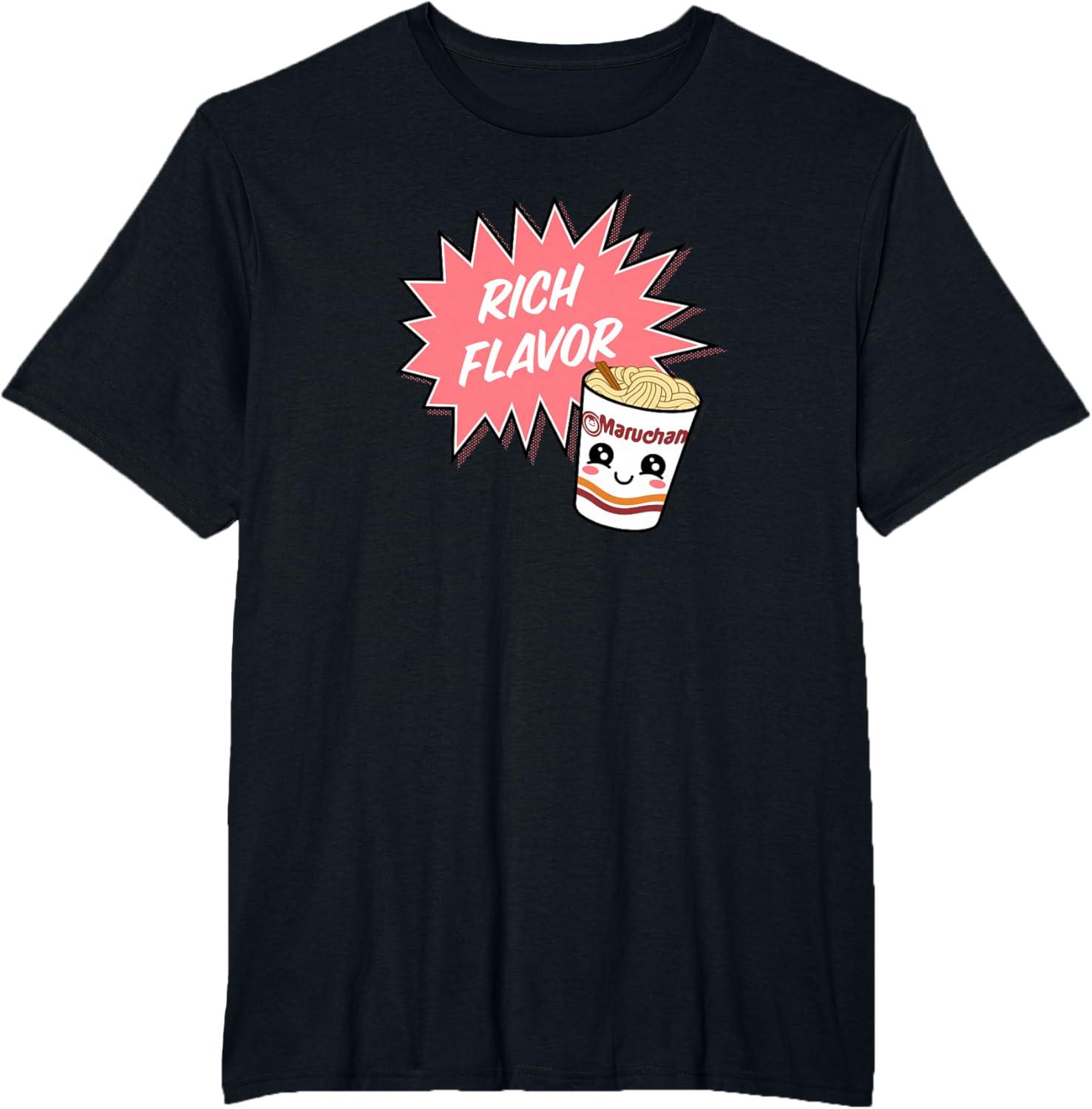 image:imageMaruchan Instant Lunch Rich Flavor Cute Noodle Cup Logo TShirtBlack