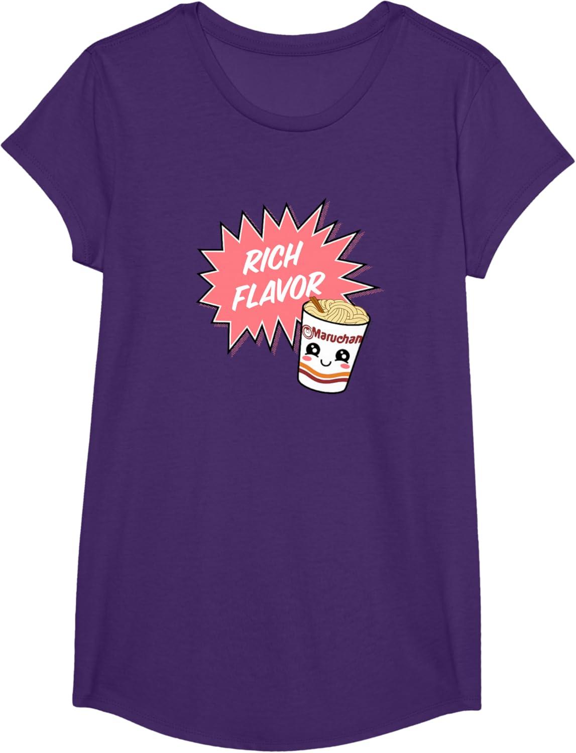 image:imageMaruchan Instant Lunch Rich Flavor Cute Noodle Cup Logo TShirtPurple
