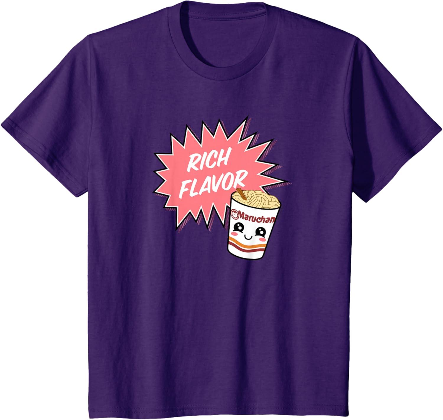 image:imageMaruchan Instant Lunch Rich Flavor Cute Noodle Cup Logo TShirtPurple