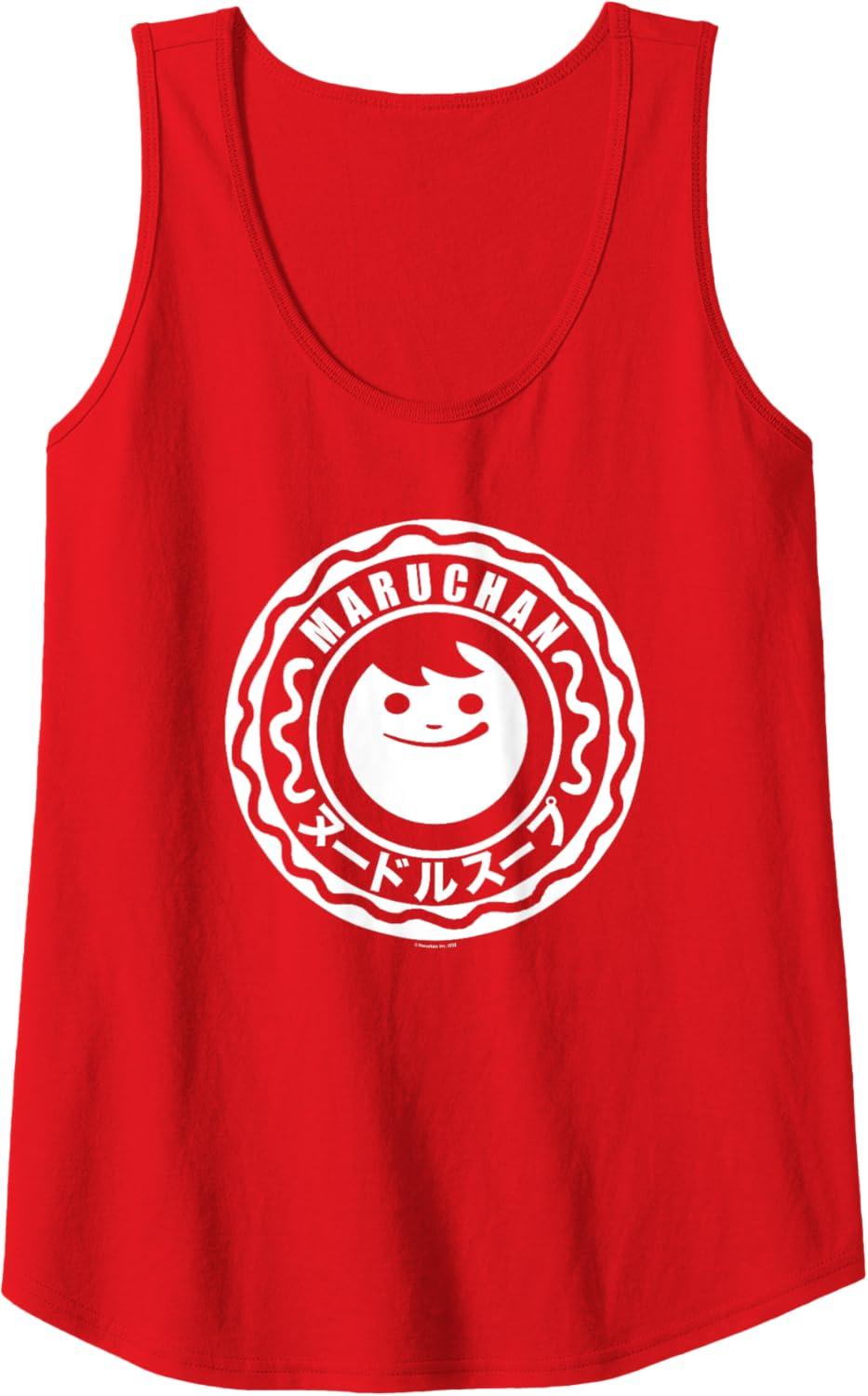 image:imageMaruchan Instant Lunch Soup Circular Official Logo Tank TopRed