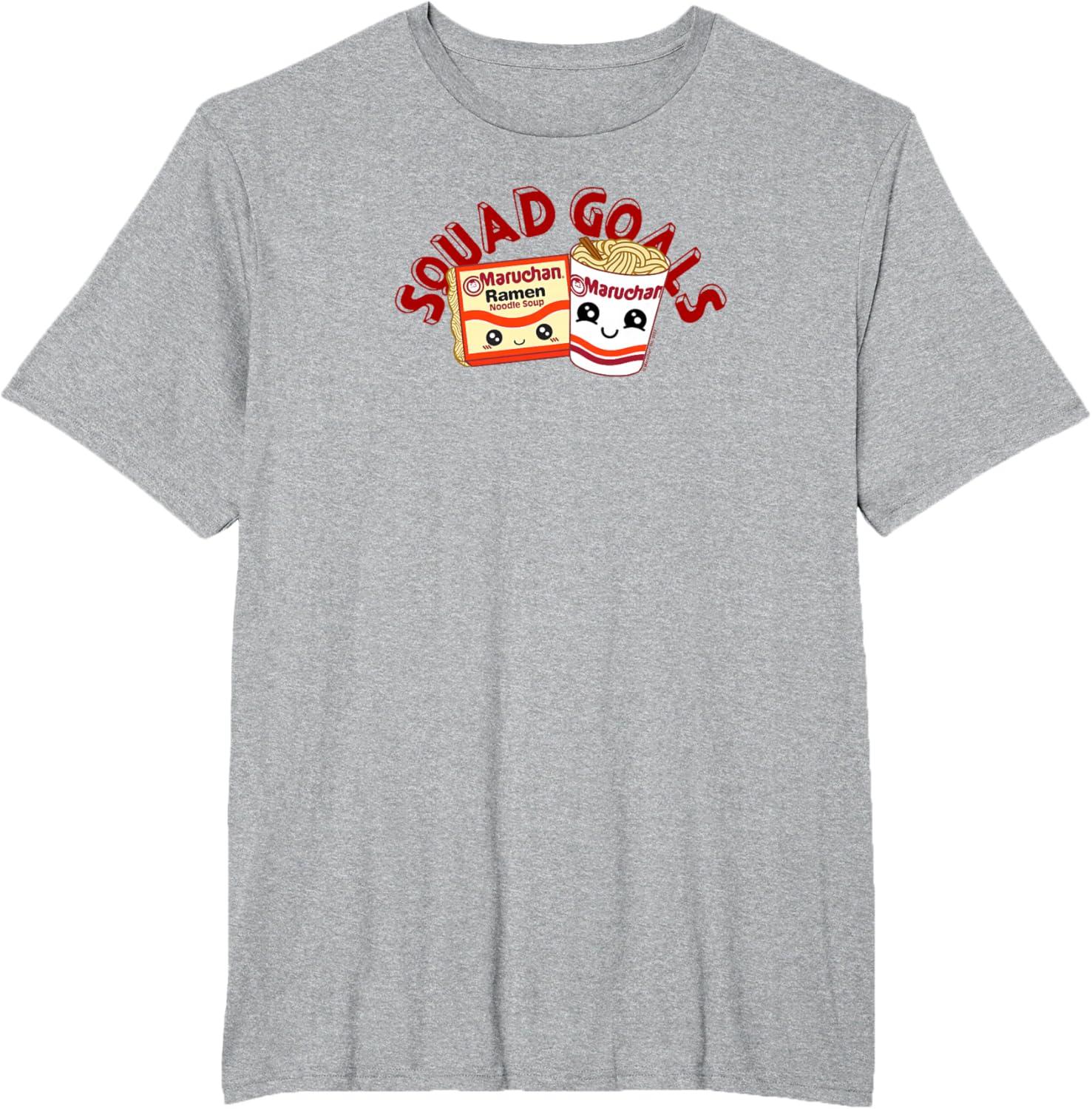 image:imageMaruchan Instant Lunch Squad Goals Noodle Friendship Kawaii TShirtHeather Grey
