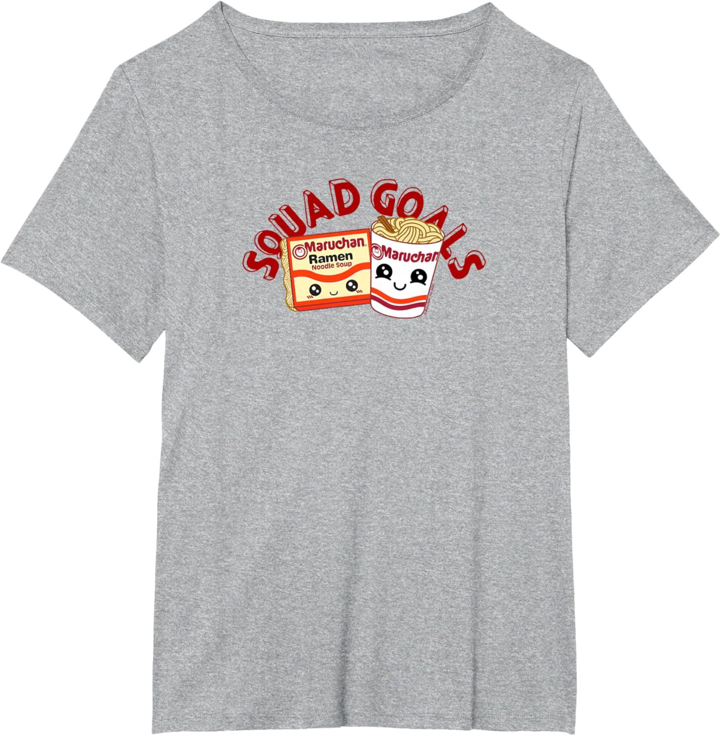 image:imageMaruchan Instant Lunch Squad Goals Noodle Friendship Kawaii TShirtHeather Grey
