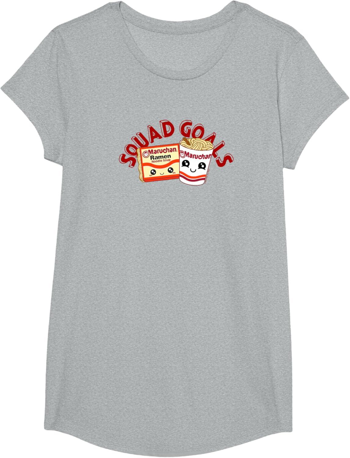 image:imageMaruchan Instant Lunch Squad Goals Noodle Friendship Kawaii TShirtHeather Grey