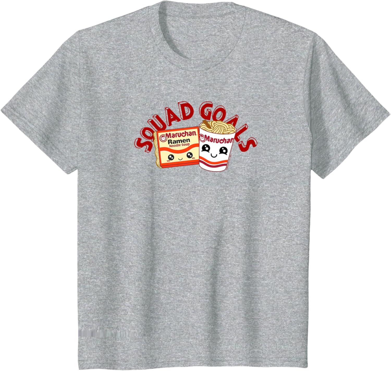 image:imageMaruchan Instant Lunch Squad Goals Noodle Friendship Kawaii TShirtHeather Grey