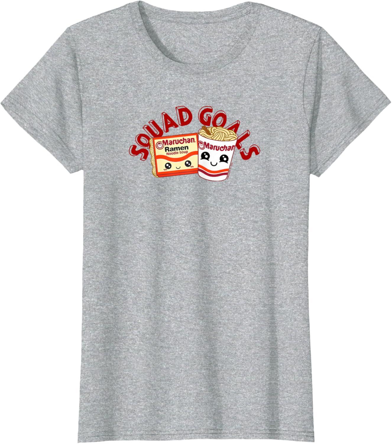 image:imageMaruchan Instant Lunch Squad Goals Noodle Friendship Kawaii TShirtHeather Grey